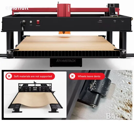 Плот маса XY 800/400mm за Fiber CNC лазер лазерно гравиране рязане, снимка 4 - Други машини и части - 38431561