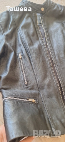 Дамско кожено яке -естествена кожа, снимка 6 - Якета - 51756071