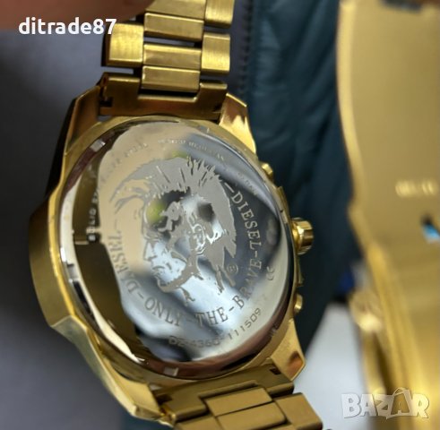 Часовник Diesel Mega Chief Gold, снимка 3 - Мъжки - 43021784