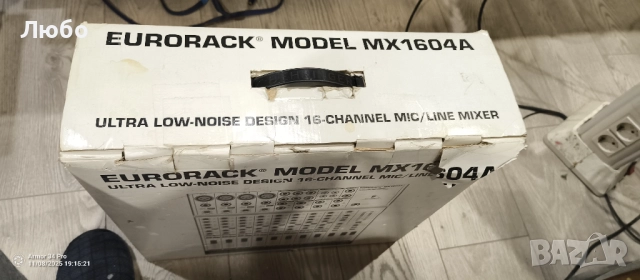 смесителен пулт Eurorack 1604A, снимка 5 - Ресийвъри, усилватели, смесителни пултове - 52344869