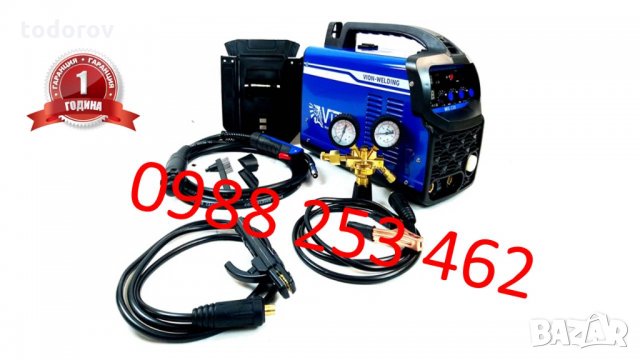 230А МАХ Електрожен + Телоподаващо с шланг 4м, ред. вен, ръкавици, снимка 3 - Други машини и части - 24364813