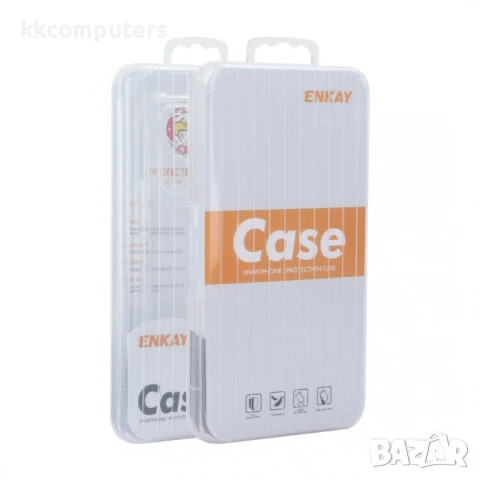 OPPO A5 Pro 5G Прозрачен Удароустойчив Калъф ENKAY с Анти-Приплъзване + Скрийн Протектор, снимка 4 - Резервни части за телефони - 50563517