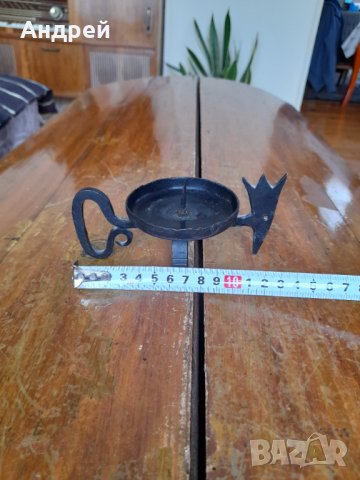 Стар свещник #20, снимка 4 - Антикварни и старинни предмети - 44016844