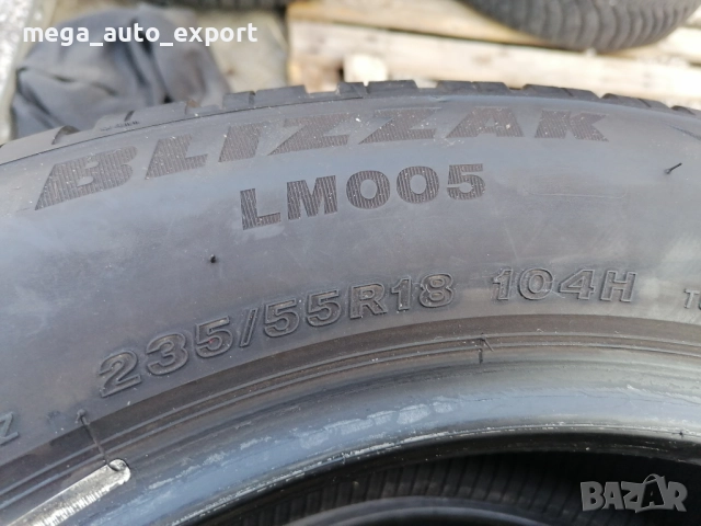 2 бр. Bridgestone Blizzak LM 005 235/55R18, снимка 4 - Гуми и джанти - 52698671