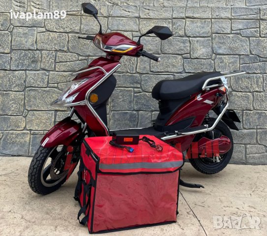 Електрически Скутер 2000W,60V,20aH+Управление като велосипед+ЛИЗИНГ+Документи за регистрация за 2025, снимка 2 - Мотоциклети и мототехника - 40679040