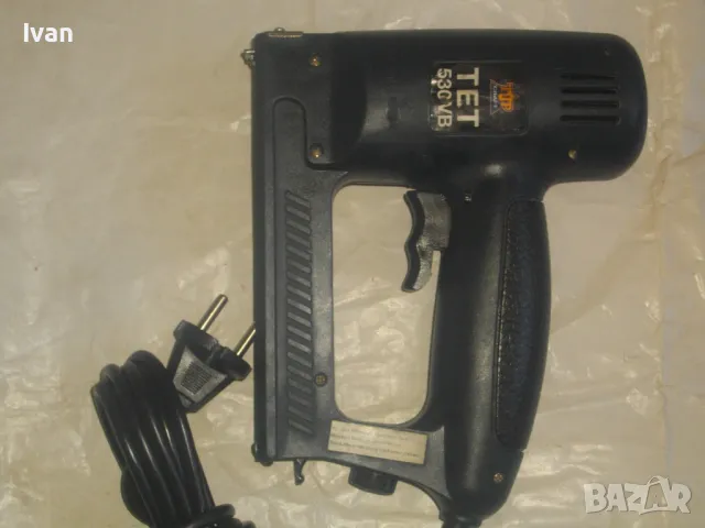 Немски Електрически Дърводелски Тапицерски ТАКЕР КОМБИНИРАН скоби пирони до 16мм ОТЛИЧЕН Top Craft , снимка 7 - Други инструменти - 47601706