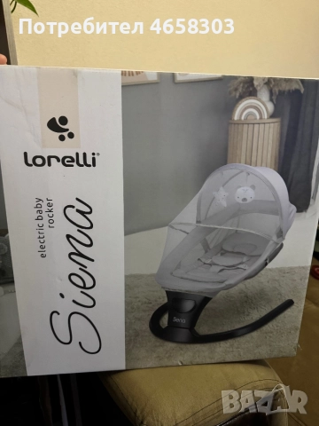 Електрическа люлка Lorelli Siena, снимка 4 - Детски люлки - 52507630