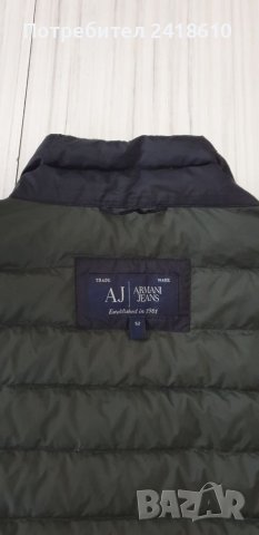 Armani Jeans AJ Mens Down Jacket Size 52/L  ОРИГИНАЛ! Мъжко пухено Яке!, снимка 10 - Якета - 38186452