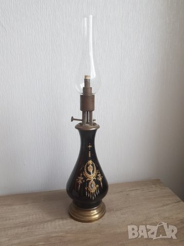 Френска стъклена газова лампа, снимка 8 - Антикварни и старинни предмети - 37690522