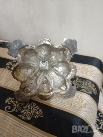 Винтидж свещник, снимка 4 - Други ценни предмети - 41346215