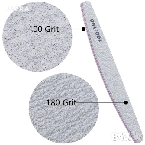 Професионални Пили за Маникюр 100/180 Пакет, за Салони и Домашна Употреба Отстъпка, снимка 6 - Продукти за маникюр - 48578562