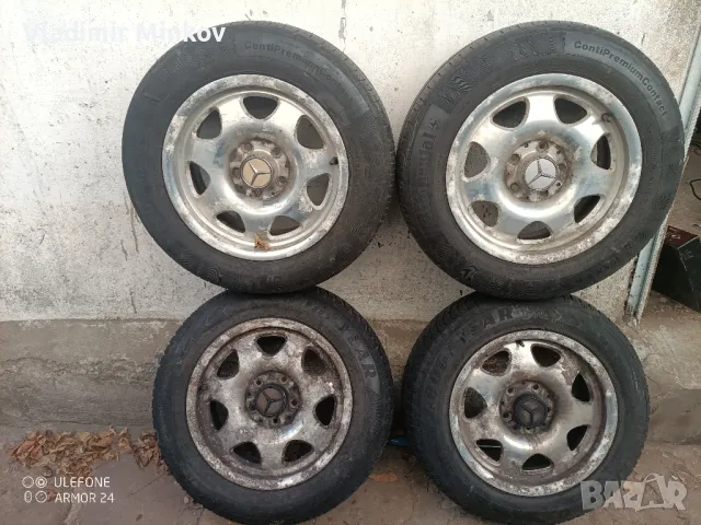 четири броя 15 цола джанти за мерцедес, снимка 1