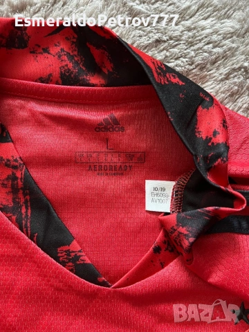 Мъжко футболно горнище Адидас Германия, снимка 3 - Спортни дрехи, екипи - 53413280