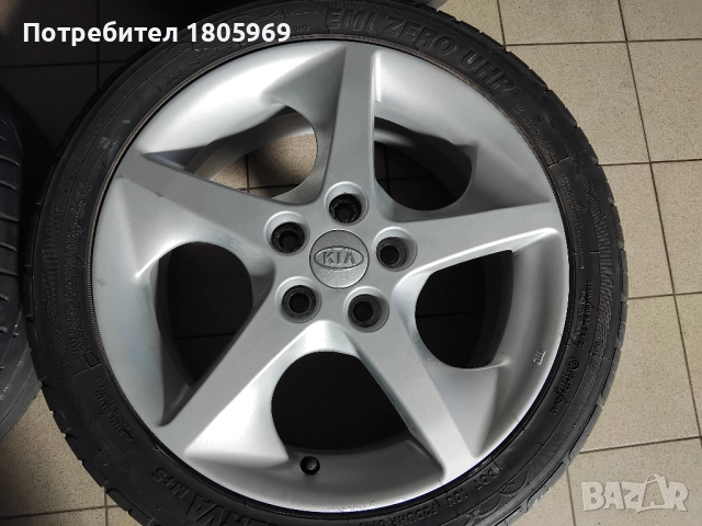 4бр. ал джанти Kia (оригинални) 5x114,3 , 7x17 , ET56 , централен отвор 67,1мм