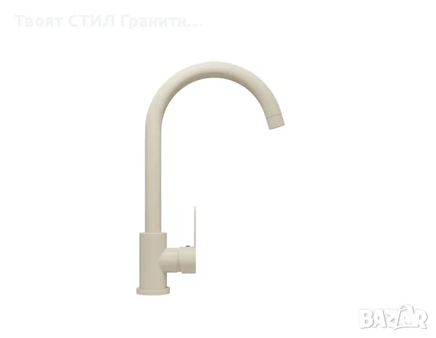 Бежов гранитен смесител за кухня – Модел 5600