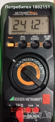 Gossen Metrawatt Metrahit WORLD, снимка 4 - Друга електроника - 52528671