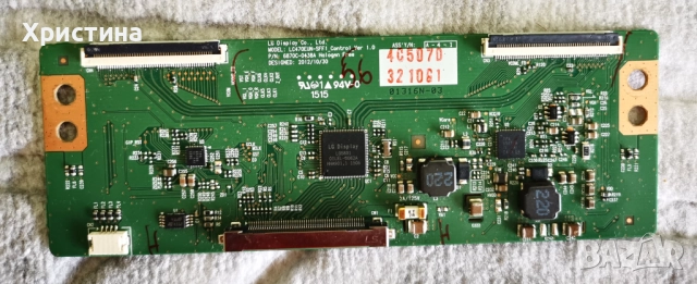 T-con LC550EQL-SHA1-831 и LC550DQF-FHA1-8B1;LC470EUN-SFF1_Control_Ver 1.0;Vestel 17TC711F, снимка 3 - Части и Платки - 52872931