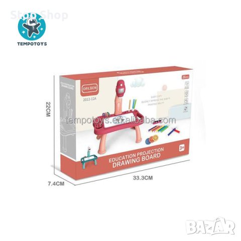 Прожекционна дъска за рисуване Маса Art Painting Board LED Projecting Обучаващи образователни играчк, снимка 2 - Образователни игри - 40766941