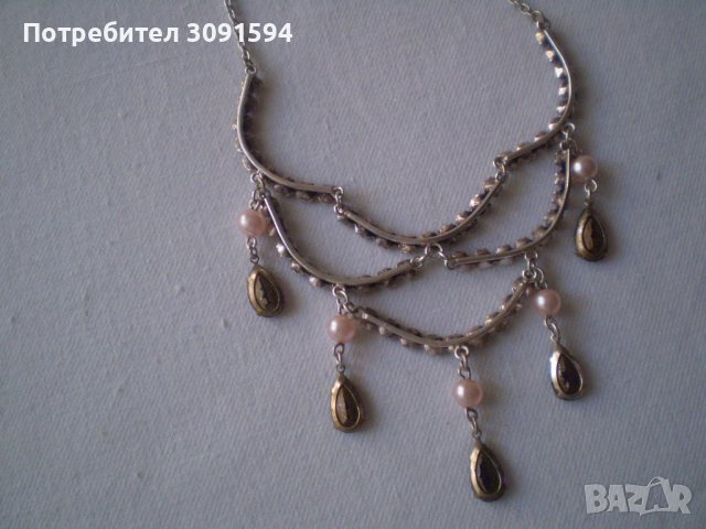 Старо дамско колие огърлица арт деко , снимка 13 - Антикварни и старинни предмети - 37891701