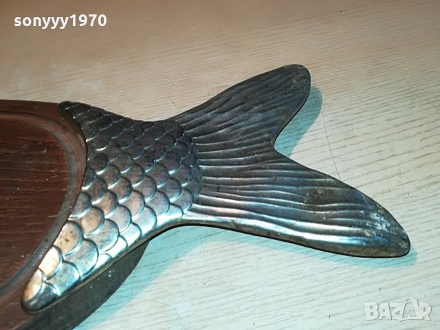 риба-метал/дърво 62х21см внос германия 2905211933, снимка 14 - Антикварни и старинни предмети - 33039956