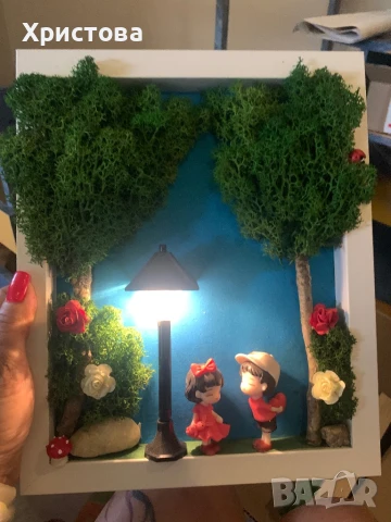 Ръчно изработени 3Д картини със скандинавски мъх, снимка 7 - Картини - 51099815