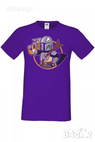 Мъжка тениска Star Wars mandalorian baby yoda 2,Междузвездни войни,Филм,Изненада,Подарък,Повод,, снимка 11 - Тениски - 37718067