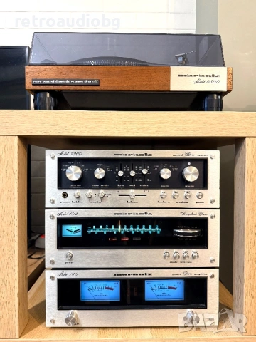 🔉ТОП ретро колекционерски аудио сет MARANTZ - стъпало 140 + предусилвател 3200 + тунер 104🔉
