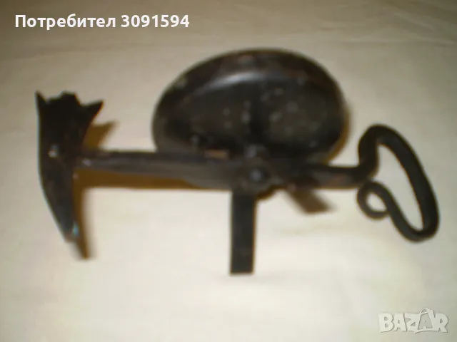 Свещник ковано желязо за една свещ декорация за дома, снимка 4 - Декорация за дома - 48856179