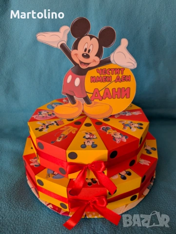 Картонена торта Принцеси, снимка 8 - Други - 53015106