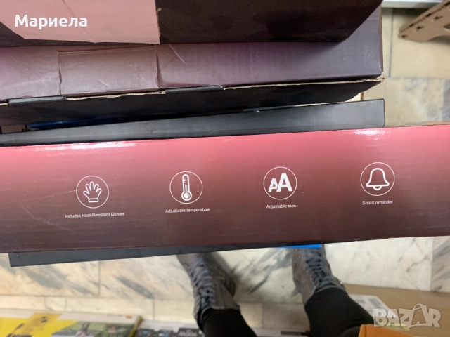 Ретро преса за коса , настройка на градуса ,, снимка 4 - Маши за коса - 52332155