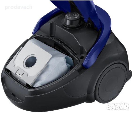 Прахосмукачка с торба Samsung VC07M25E0WB, 2.5 л, 750 W, Синя, снимка 2 - Прахосмукачки - 50189146