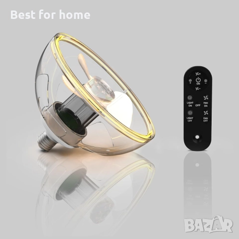 аванни вентилатори ZOTOYI E27 с осветление