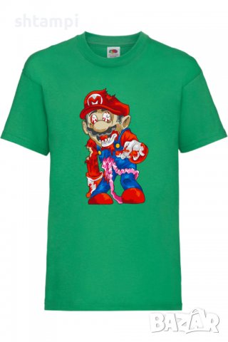 Детска тениска Mario Zombie 6,Игра,Изненада,Подарък,Празник,Повод, снимка 5 - Детски тениски и потници - 37436006