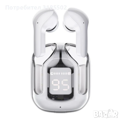 Безжични Bluetooth слушалки с LED дисплей и вграден микрофон, снимка 7 - Слушалки и портативни колонки - 50852786