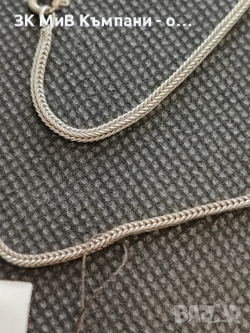 Сребърен синджир 6.24гр, снимка 2 - Колиета, медальони, синджири - 53273692