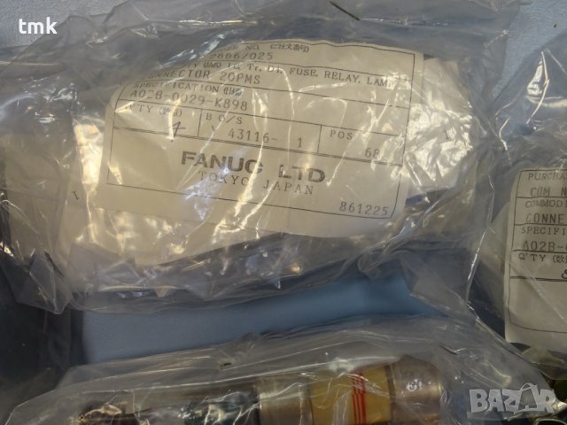 Комплект кабели, конектори за CNC машина FANUC 6M, снимка 5 - Стругове - 36762751
