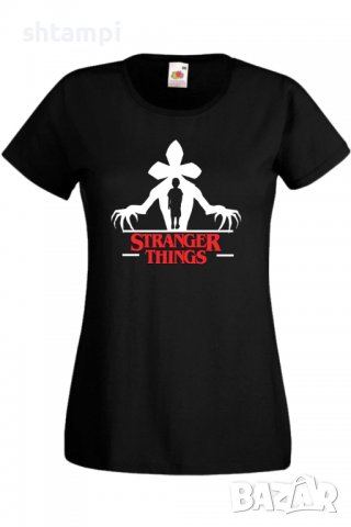 Дамска Тениска Stranger Things 6,Филм,Сериал,, снимка 2 - Тениски - 37315050