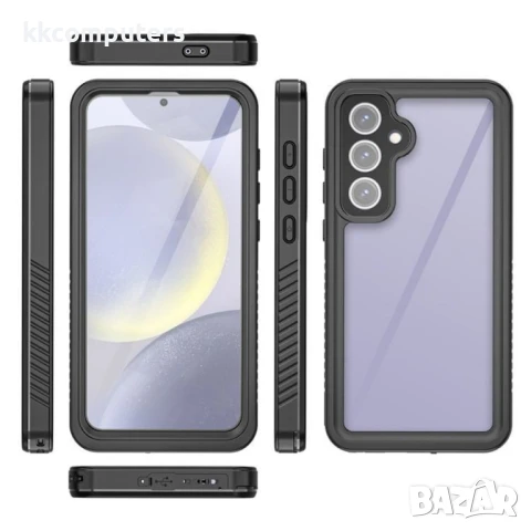 Samsung Galaxy S24 FE REDPEPPER Водоустойчив / Удароустойчив Калъф + Скрийн Протектор – Черен, IP68, снимка 5 - Калъфи, кейсове - 50736056