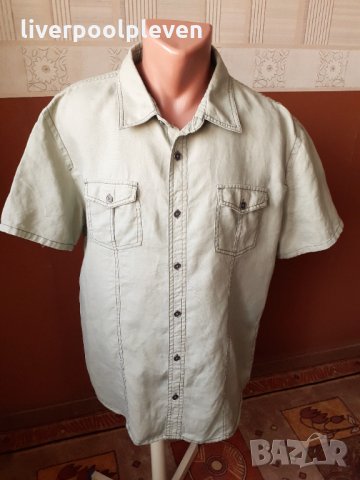 👉Разпродажба!Ленена Calvin Klein Original ХL, снимка 4 - Ризи - 33390634