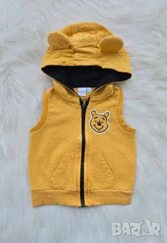 Бебешки елек Мечо Пух 6-9 месеца , снимка 7 - Бебешки якета и елеци - 50382378