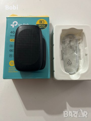 TP Link WL рутер M7010 4G LTE Mobile Wi Fi, снимка 3 - Мрежови адаптери - 43513982