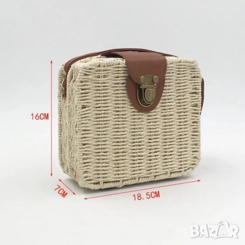 Страхотна лятна чанта ратан, снимка 3 - Чанти - 28297882