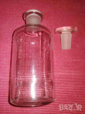 Старо аптекарско шише. , снимка 2 - Антикварни и старинни предмети - 33623116
