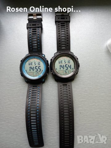 Водоустойчив мъжки спортен часовник LED кварц с големи цифри, снимка 4 - Мъжки - 40654796