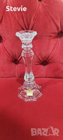 Немски кристален свещник, снимка 4 - Декорация за дома - 48037199