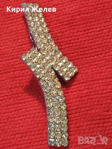 ЕФЕКТНА ШАРМАНТНА АРТИСТИЧНА ПОСРЕБРЕНА ШНОЛА ФИБА За КОСА с ФАСЕТИРАНИ ИСКРЯЩИ КРИСТАЛИ 26460, снимка 10 - Аксесоари за коса - 48842480