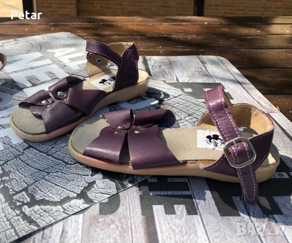 Детски сандали (Нови) Естествена кожа 26 и 27 номер Български, снимка 2 - Детски сандали и чехли - 28547284