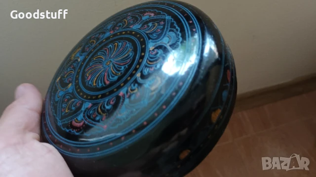 Кутия,папиемаше, за бижута,рисуван лак, Азия, снимка 5 - Други - 50586515