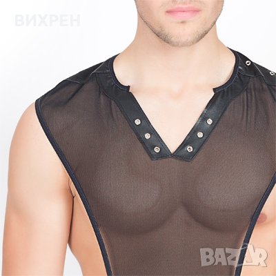 мъжки прашки, еротично боди Lookme, с вързанки, снимка 4 - Бельо - 26589858