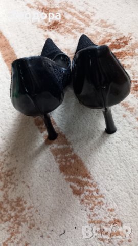 Изящни дантелени обувки, снимка 6 - Дамски елегантни обувки - 43355340